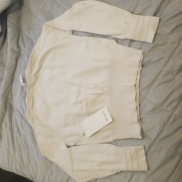 Crossover Ribbed Waist Sweater - Picture 11 of 12